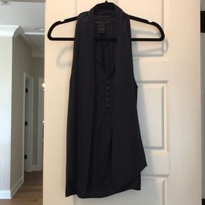 Marc by Marc Jacobs silk v-neck sleeveless top